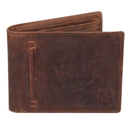 Spirra Men's Leather Wallet - Dark Brown (SW_101DB)