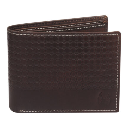 Spirra SW_106DB Dark Brown Men's Wallet – Top Grain Leather, 3 Card Slots
