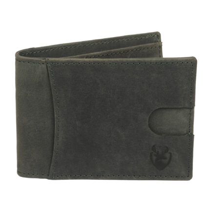 Spirra SW_109DG Dark Green Men’s Wallet – Slim Fold with Top Grain Leather Finish