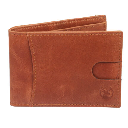 Spirra SW_109TB Tan Brown Men's Leather Wallet – 5 Card Slots | Fold Design